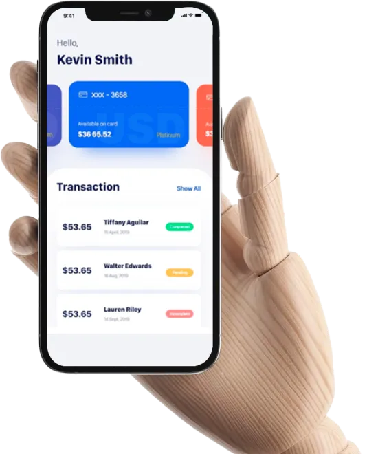 Mobile phone displaying the payment app