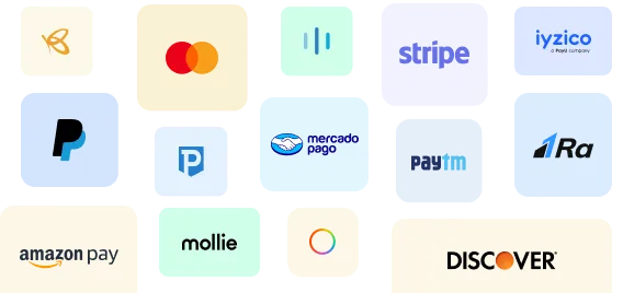 Online store checkout screen accepting card payment